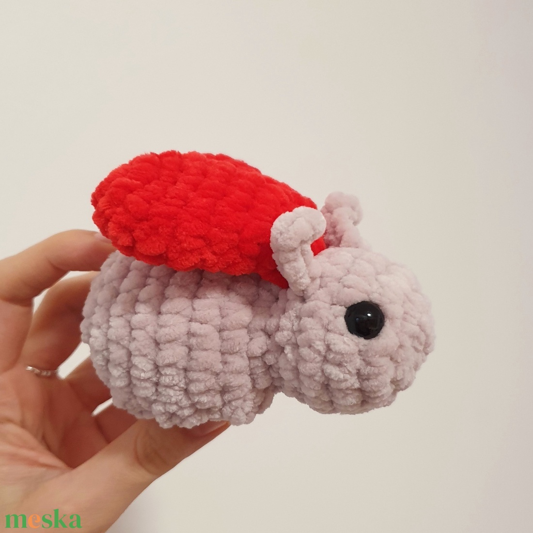 Horgolt amigurumi plüss szerelembogár - játék & sport - plüssállat & játékfigura - más figura - Meska.hu