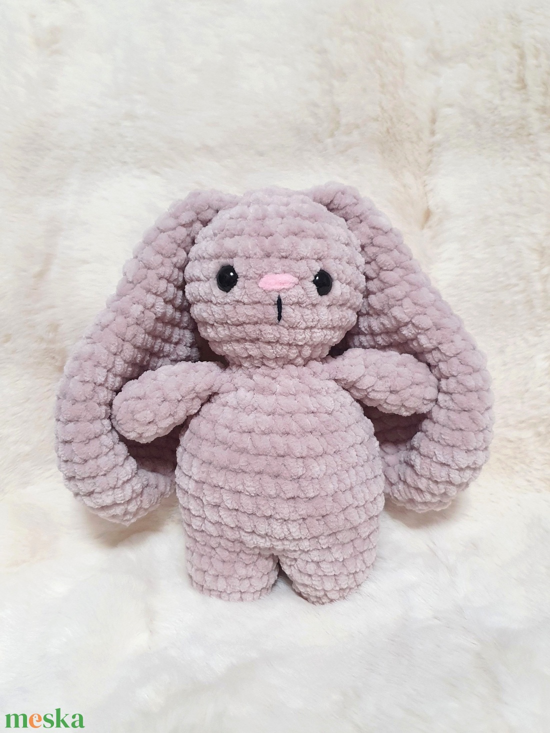 Horgolt amigurumi plüss nyuszi - játék & sport - plüssállat & játékfigura - nyuszi - Meska.hu