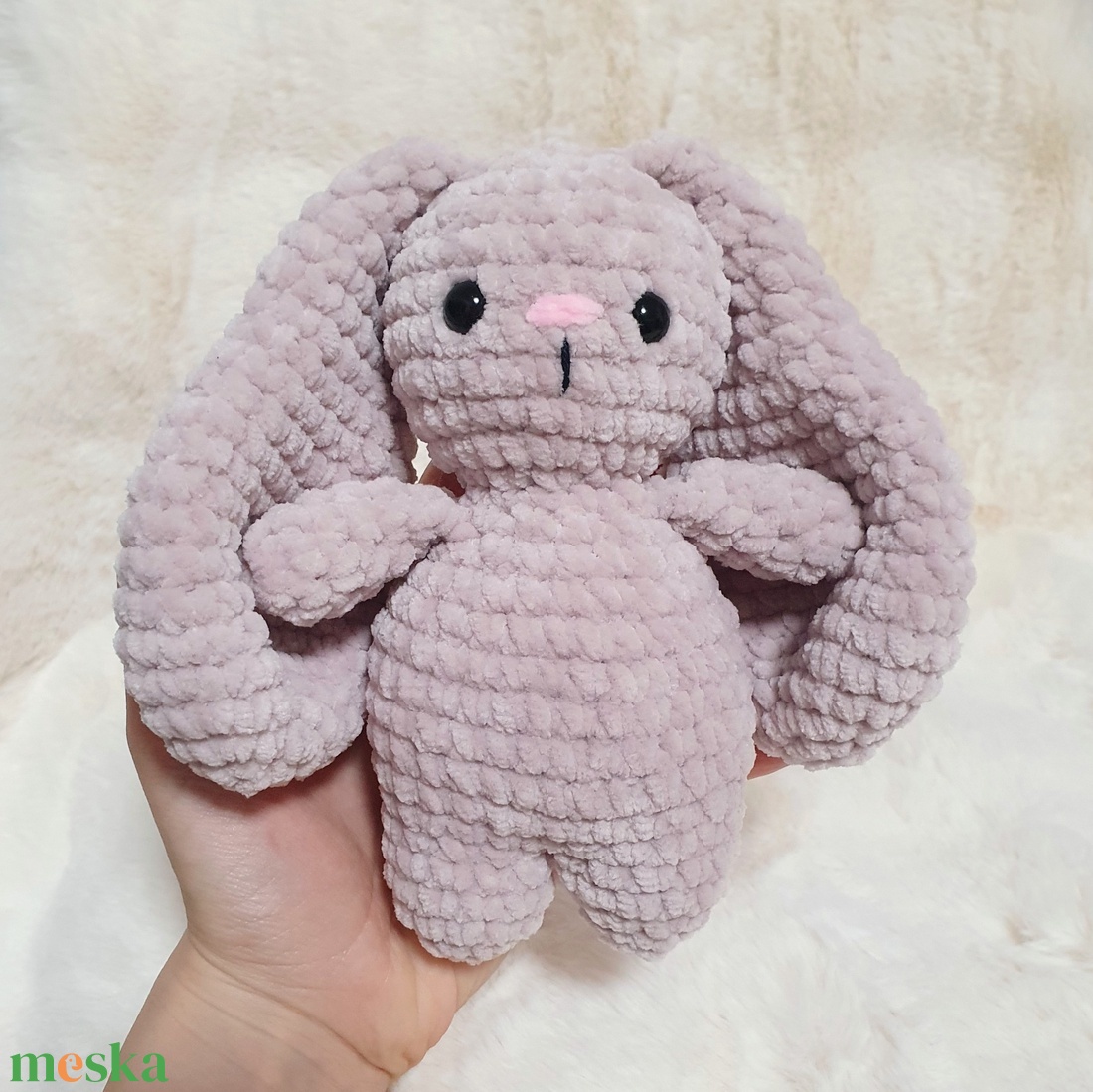 Horgolt amigurumi plüss nyuszi - játék & sport - plüssállat & játékfigura - nyuszi - Meska.hu