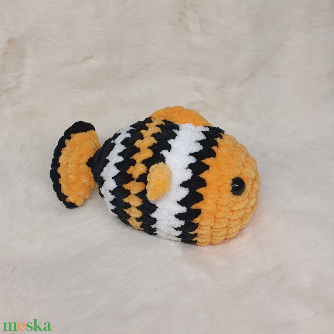 Horgolt amigurumi bohóchal - játék & sport - plüssállat & játékfigura - hal - Meska.hu Horgolt amigurumi bohóchal - játék & sport - plüssállat & játékfigura - hal - Meska.hu