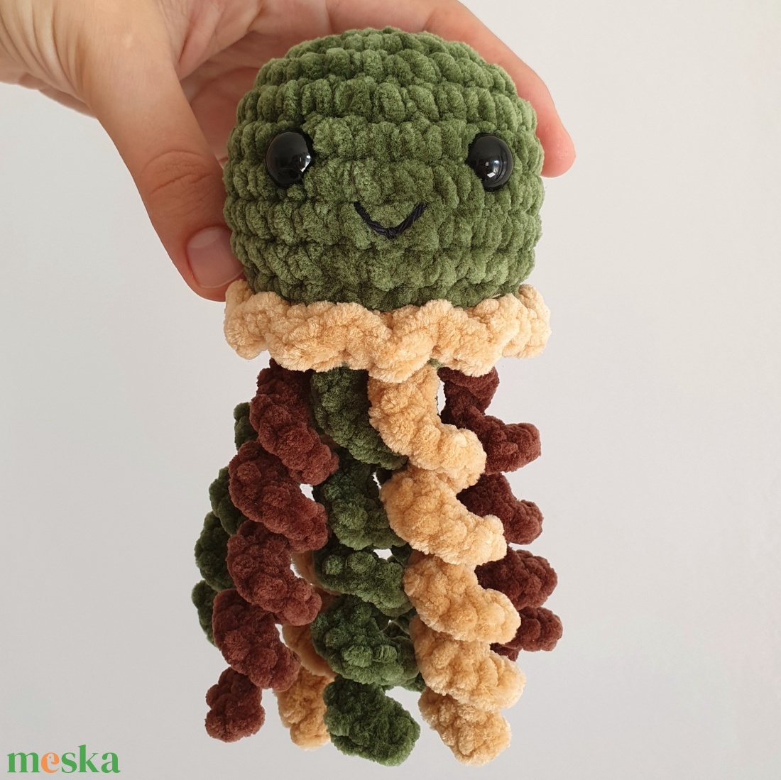 Horgolt amigurumi plüss medúza - játék & sport - plüssállat & játékfigura - más figura - Meska.hu