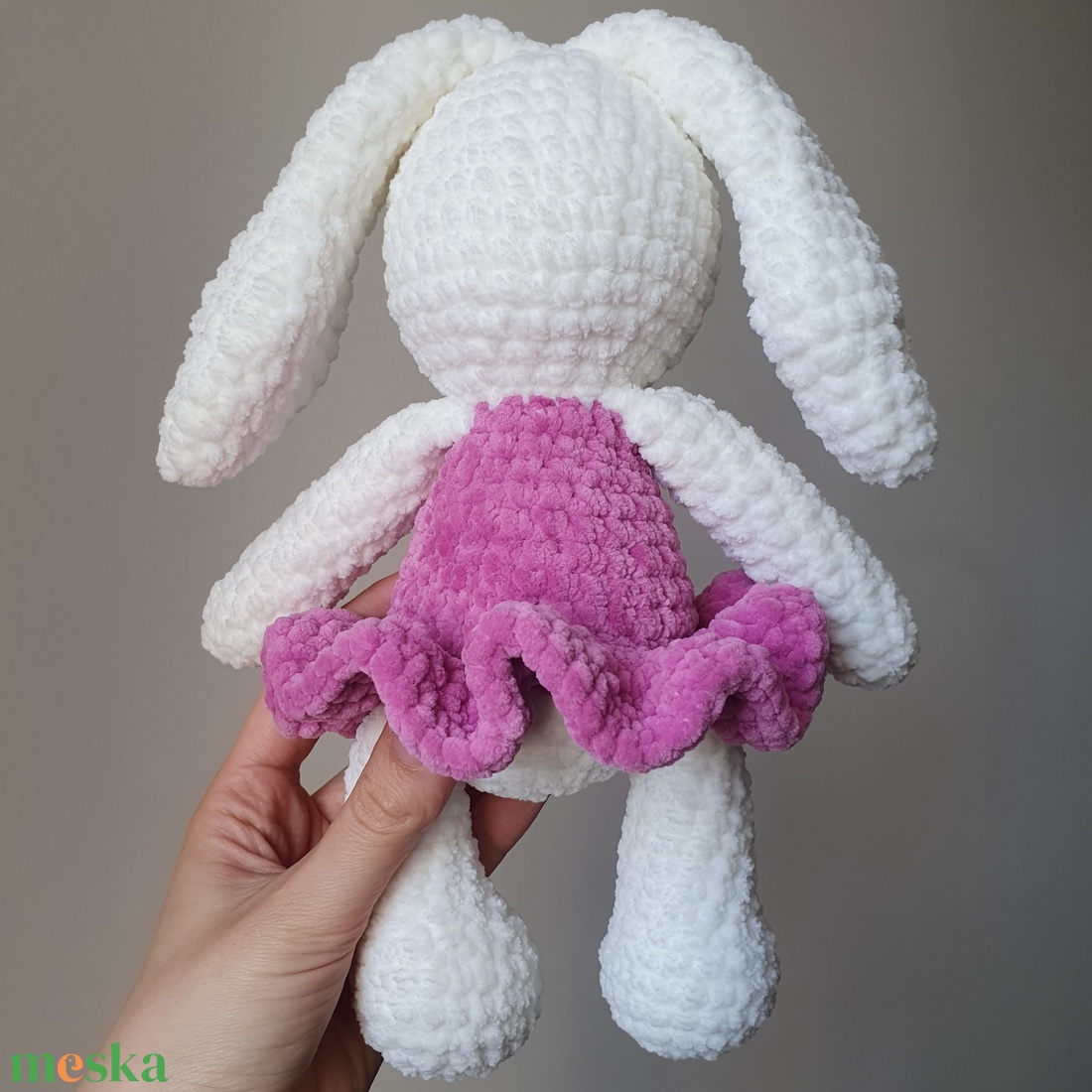 Horgolt amigurumi plüss nyuszi - játék & sport - plüssállat & játékfigura - nyuszi - Meska.hu