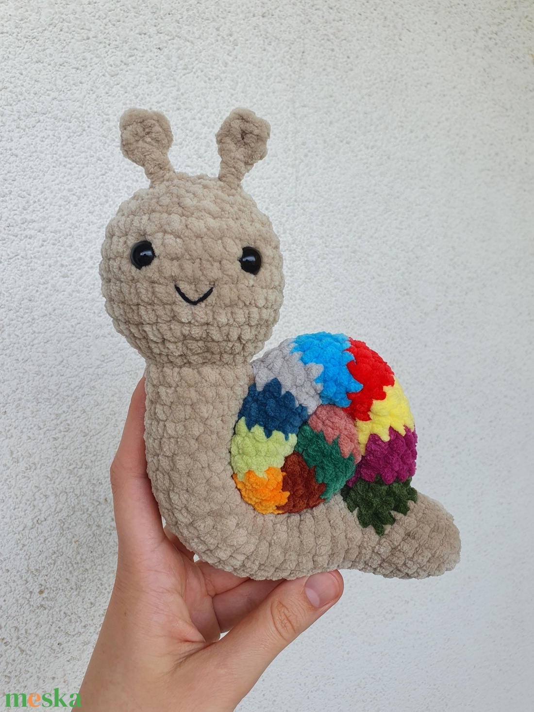 Horgolt amigurumi plüss csiga - játék & sport - plüssállat & játékfigura - csiga - Meska.hu Horgolt amigurumi plüss csiga - játék & sport - plüssállat & játékfigura - csiga - Meska.hu