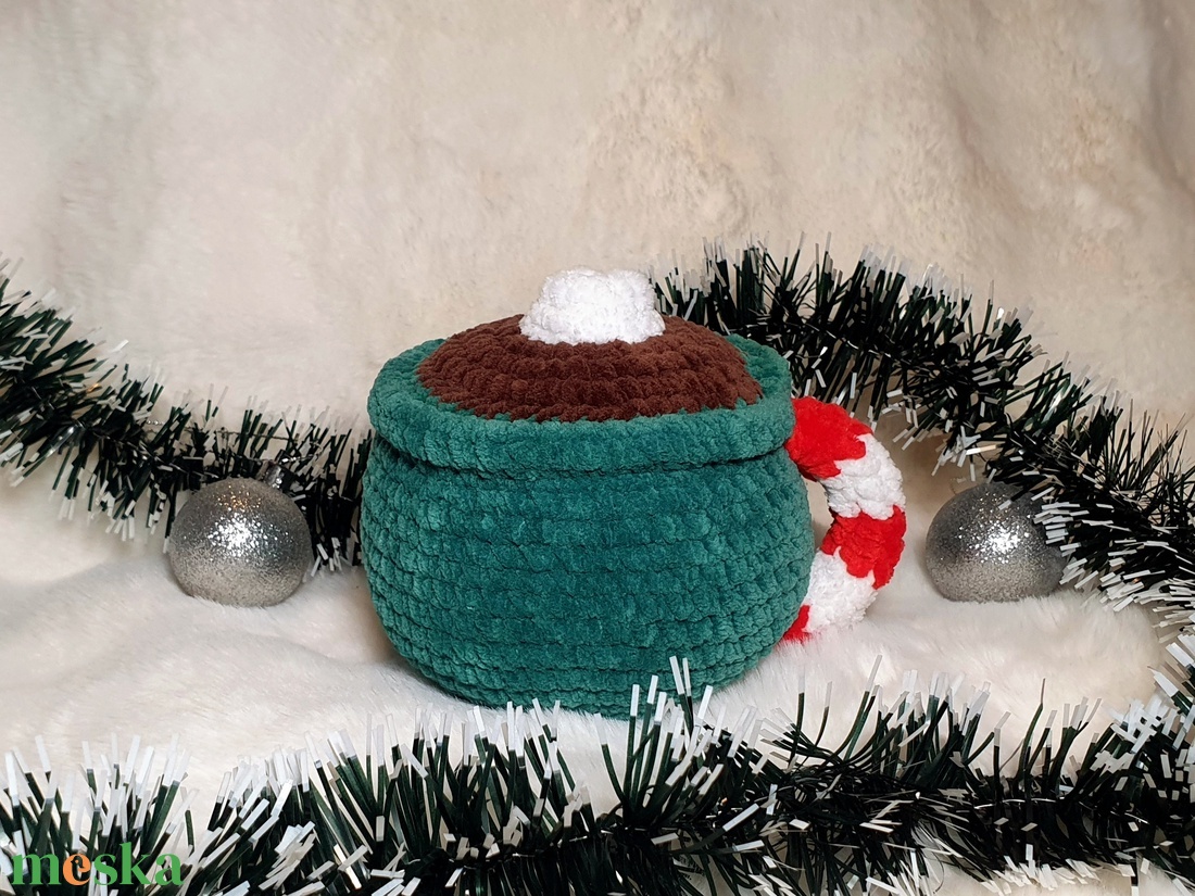 Horgolt forró csoki / kávé - játék & sport - plüssállat & játékfigura - más figura - Meska.hu