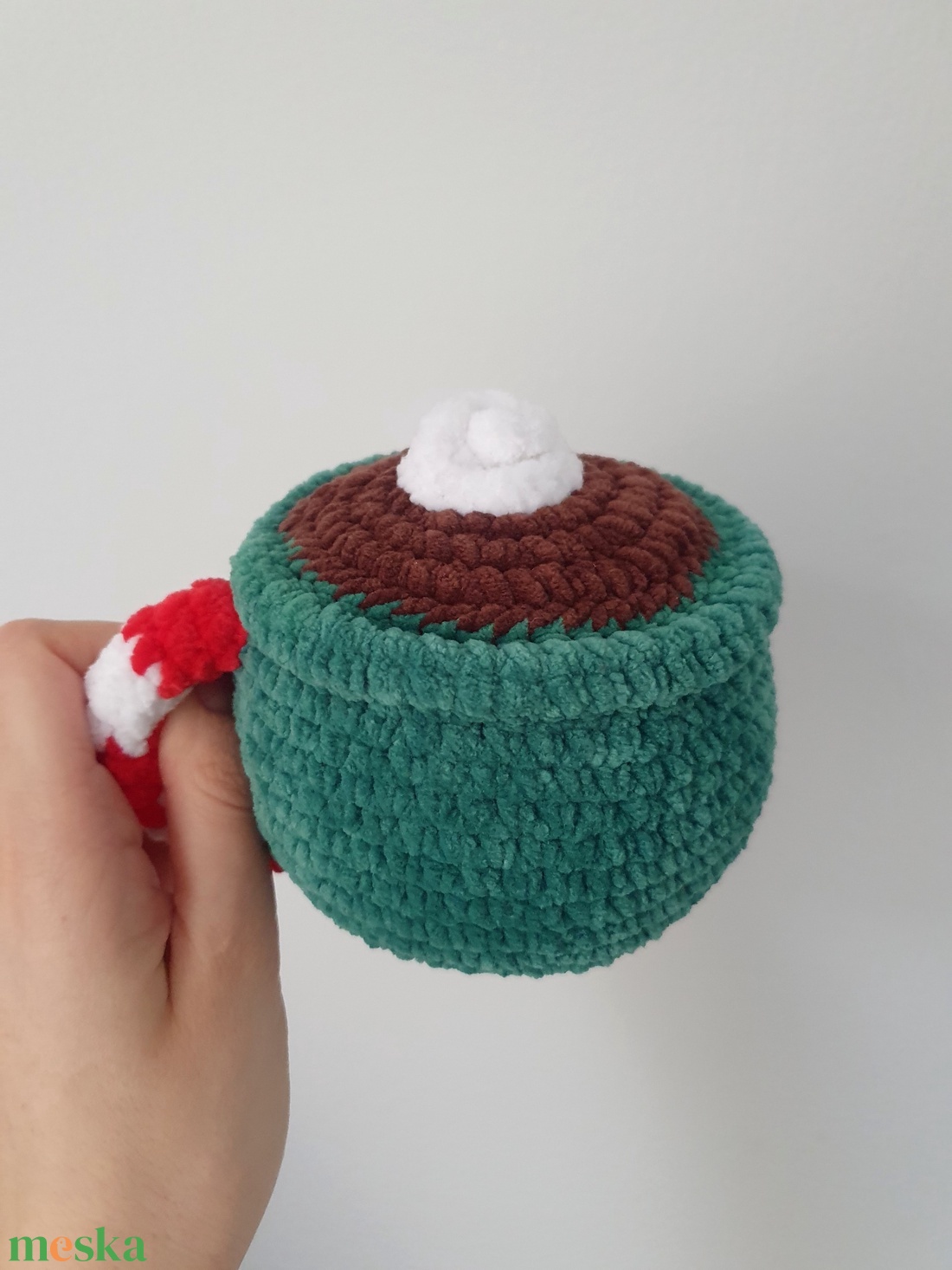 Horgolt forró csoki / kávé - játék & sport - plüssállat & játékfigura - más figura - Meska.hu