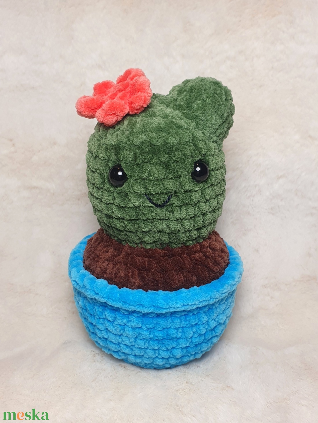 Horgolt amigurumi plüss kaktusz - játék & sport - plüssállat & játékfigura - más figura - Meska.hu
