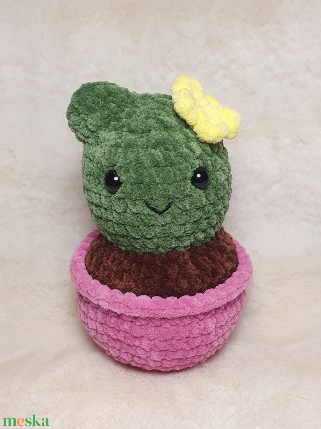 Horgolt amigurumi plüss kaktusz - játék & sport - plüssállat & játékfigura - más figura - Meska.hu