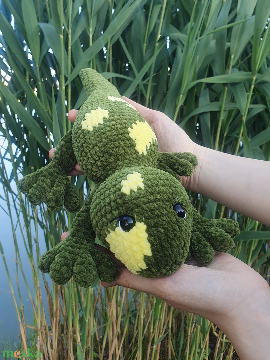 Horgolt amigurumi plüss szalamandra - játék & sport - plüssállat & játékfigura - más figura - Meska.hu