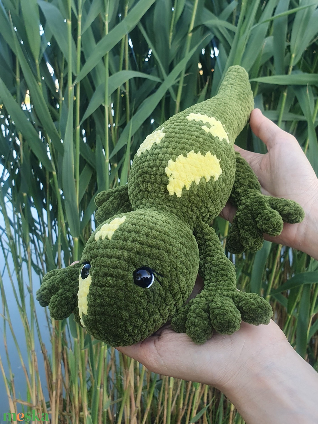 Horgolt amigurumi plüss szalamandra - játék & sport - plüssállat & játékfigura - más figura - Meska.hu