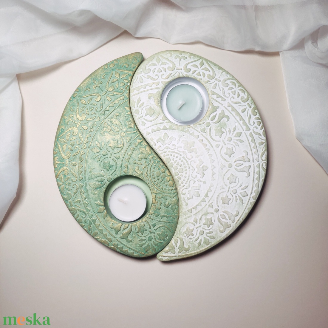 Jin Jang mécsestartó - otthon & életmód - gyertya, illat, aroma - mécses és mécsestartó - Meska.hu Jin Jang mécsestartó - otthon & életmód - gyertya, illat, aroma - mécses és mécsestartó - Meska.hu