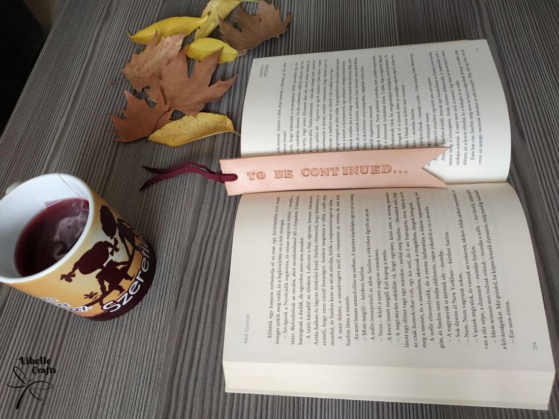 To be continued feliratú könyvjelző - könyv & zene - könyvjelző - Meska.hu