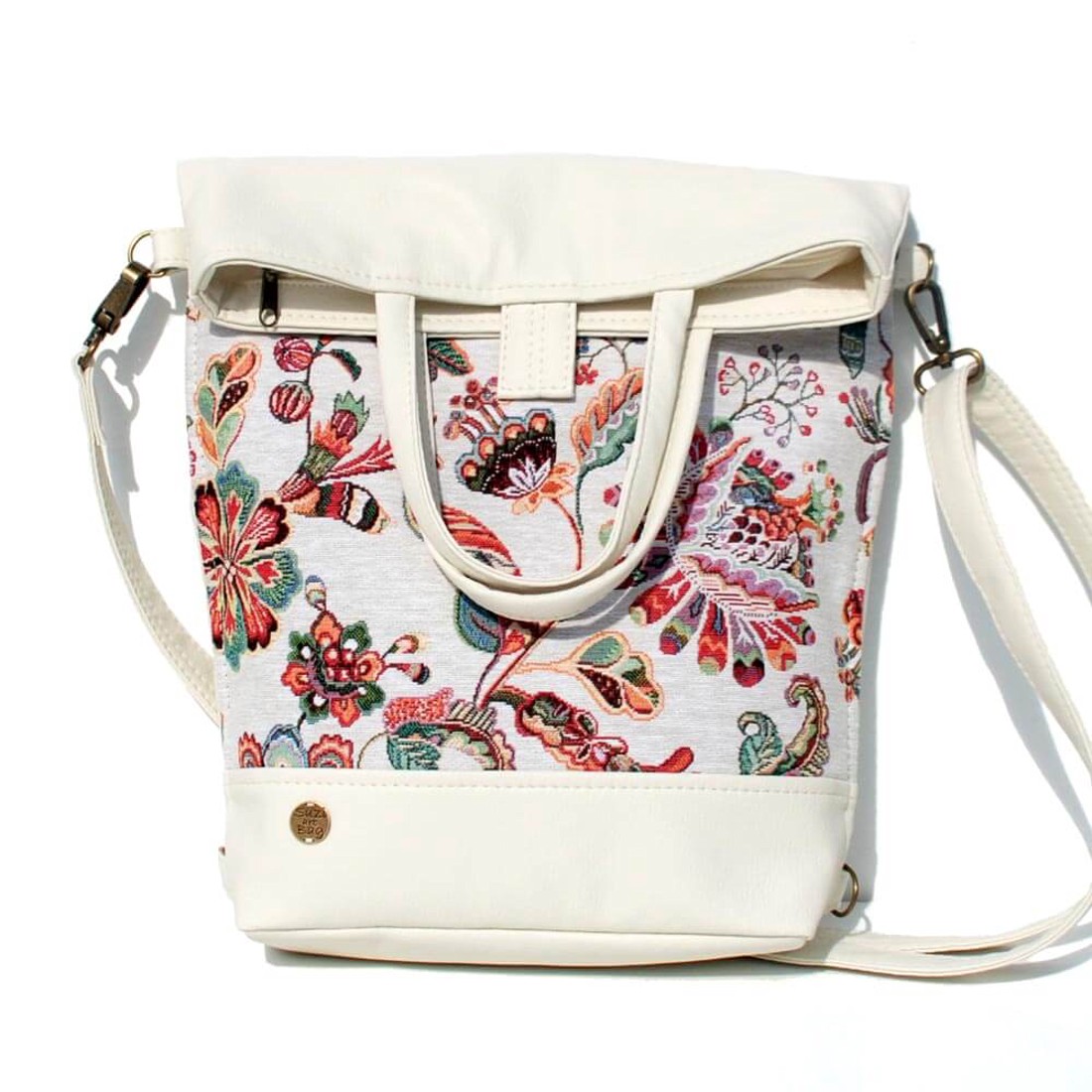 SuziartBag Beige mintás 2in1 hátizsák - táska & tok - kézitáska & válltáska - válltáska - Meska.hu SuziartBag Beige mintás 2in1 hátizsák - táska & tok - kézitáska & válltáska - válltáska - Meska.hu