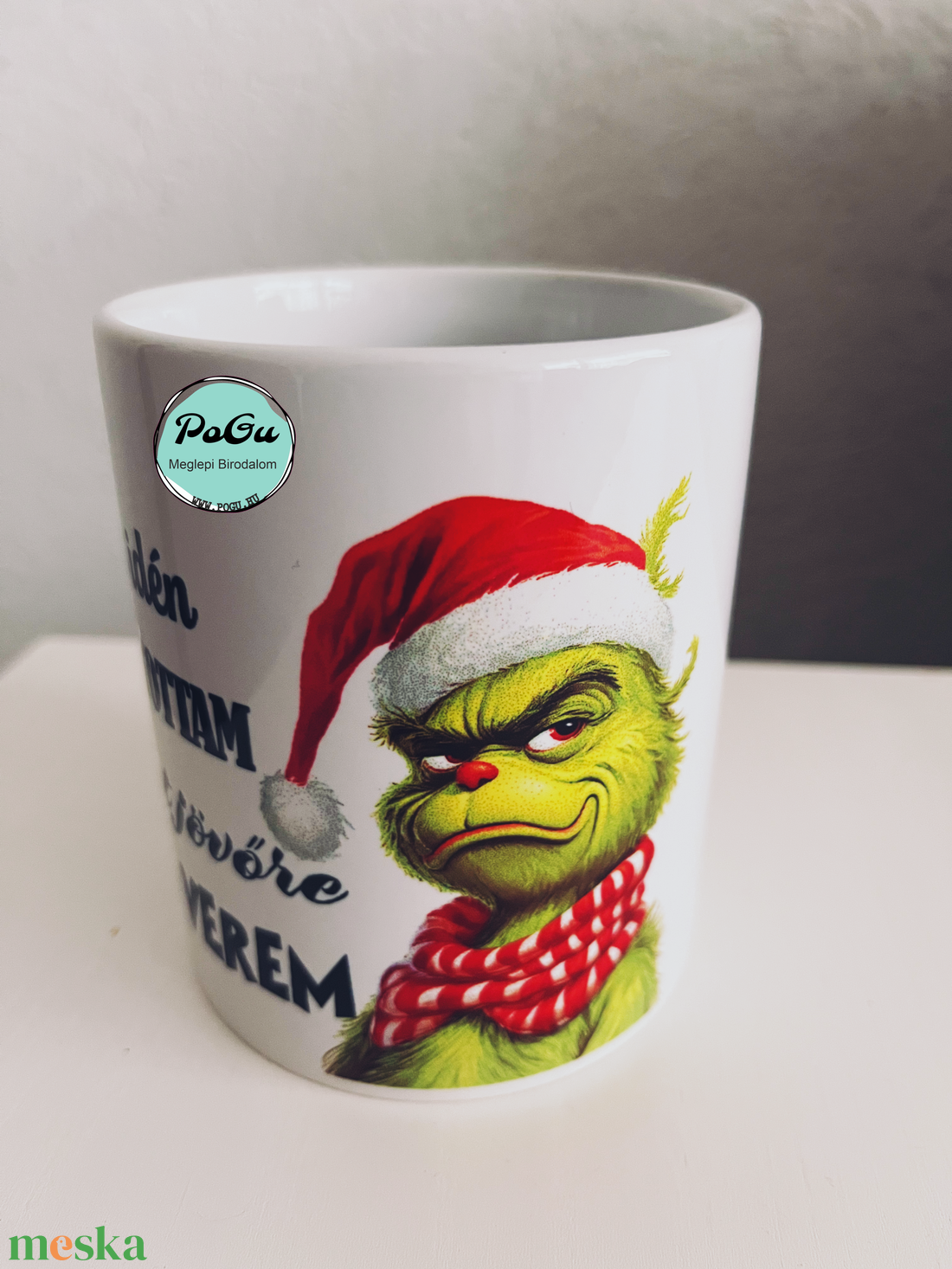 Grinch2 bögre - otthon & életmód - konyhafelszerelés, tálalás - tálalás - bögre & csésze - Meska.hu
