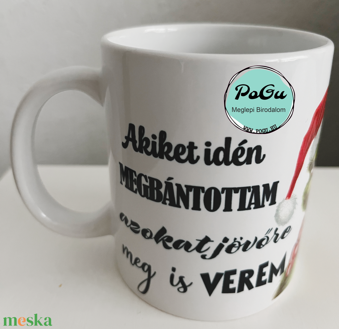 Grinch2 bögre - otthon & életmód - konyhafelszerelés, tálalás - tálalás - bögre & csésze - Meska.hu