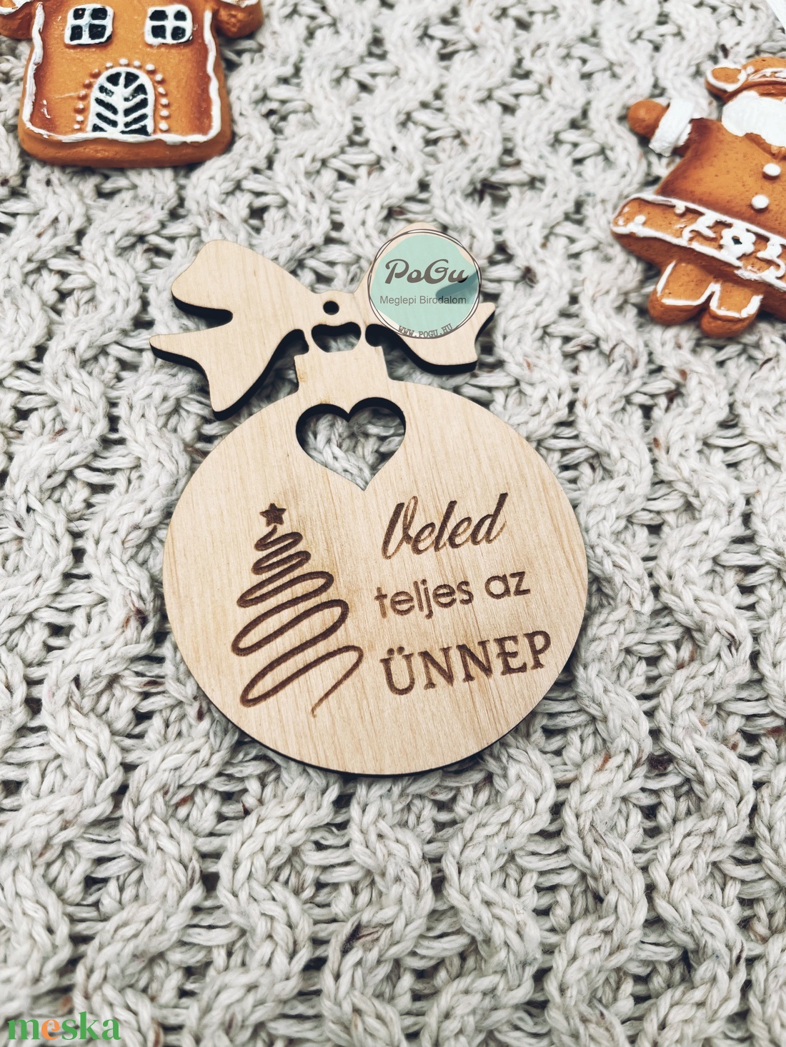 Veled teljes karácsonyfa dísz - karácsony - karácsonyi lakásdekoráció - karácsonyfadíszek - Meska.hu