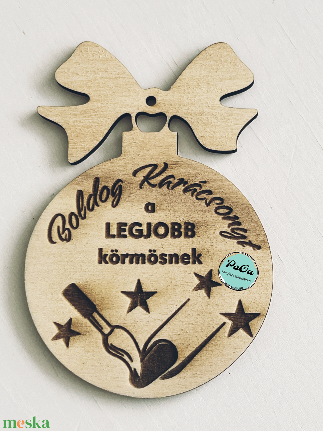 Körmös karácsonyfa dísz - karácsony - karácsonyi lakásdekoráció - karácsonyfadíszek - Meska.hu