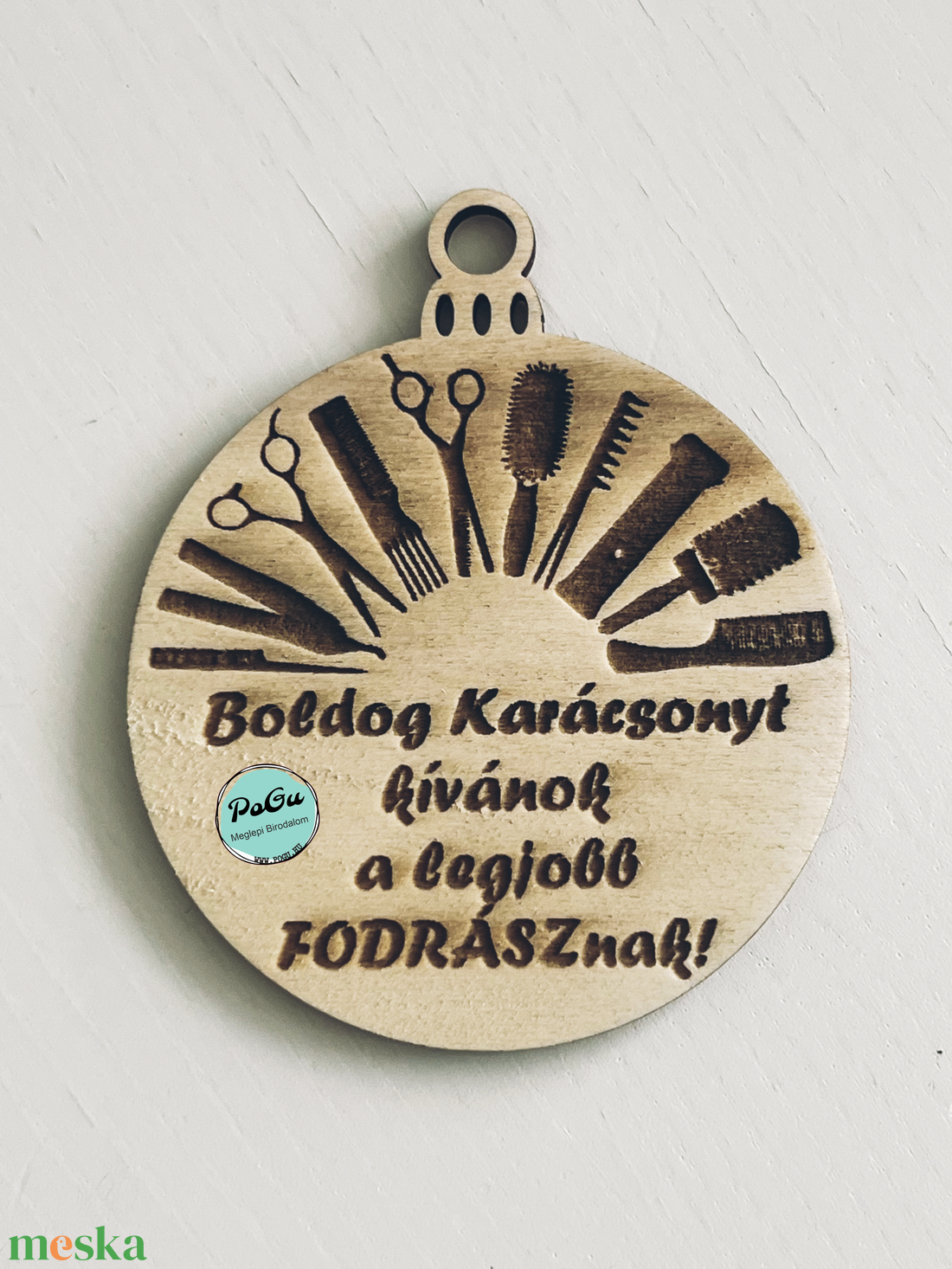 Fodrász karácsonyfa dísz - karácsony - karácsonyi lakásdekoráció - karácsonyfadíszek - Meska.hu