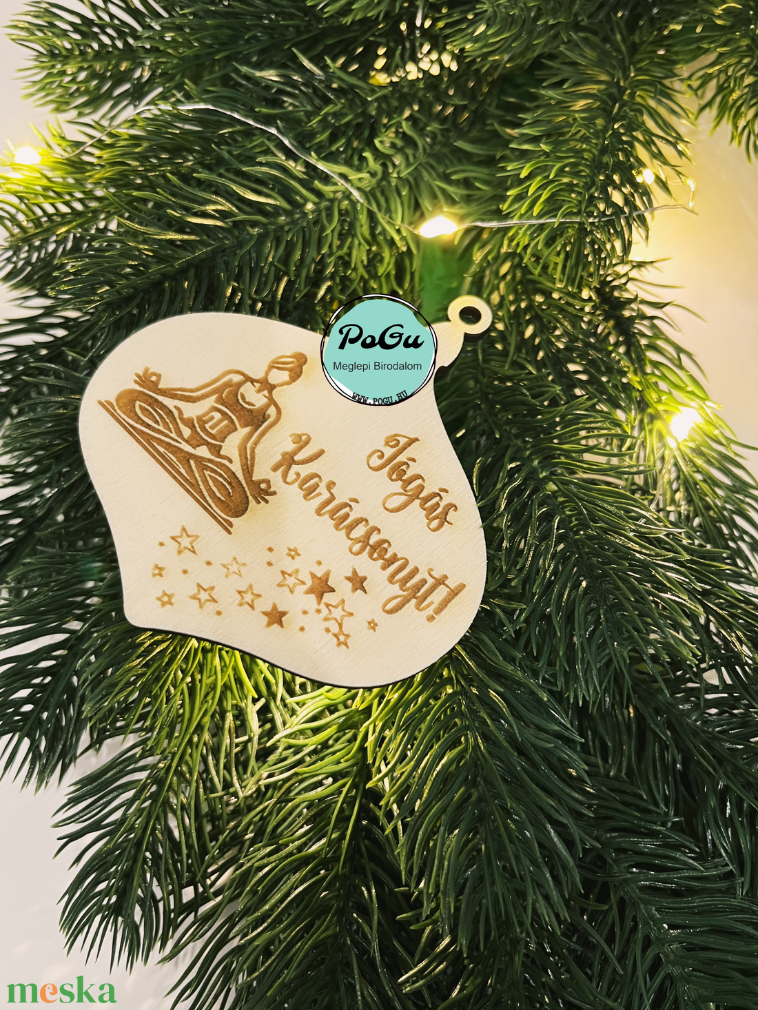 Jógás karácsonyfa dísz  - karácsony - karácsonyi lakásdekoráció - karácsonyfadíszek - Meska.hu