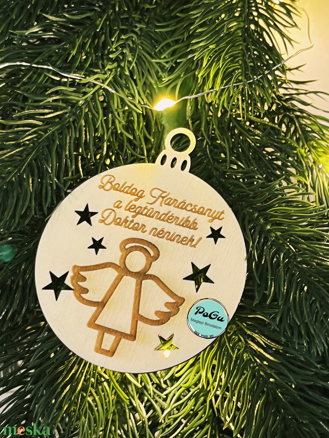 Karácsonyfa dísz gyermekorvosnak - karácsony - karácsonyi lakásdekoráció - karácsonyfadíszek - Meska.hu