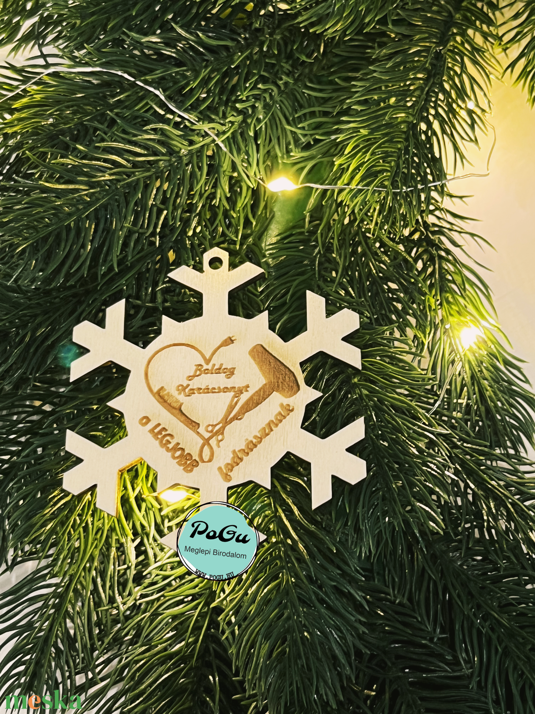 Fodrász karácsonyfa dísz  - karácsony - karácsonyi lakásdekoráció - karácsonyfadíszek - Meska.hu