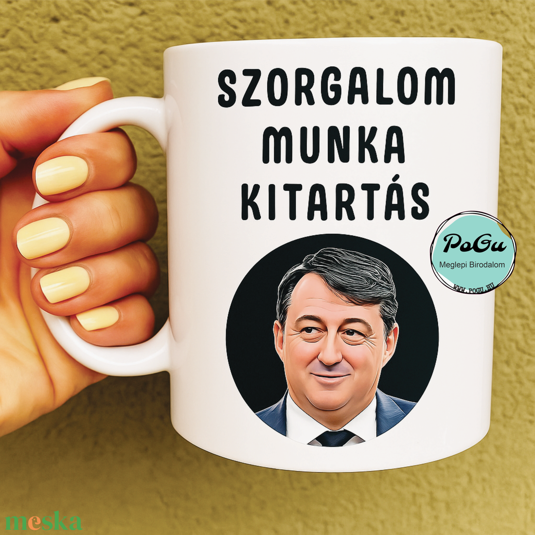 Szorgalom bögre  - otthon & életmód - konyhafelszerelés, tálalás - tálalás - bögre & csésze - Meska.hu