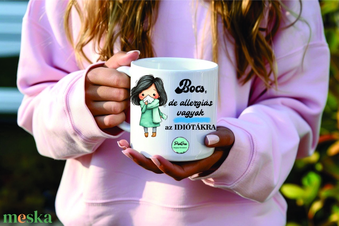 Allergia bögre  - otthon & életmód - konyhafelszerelés, tálalás - tálalás - bögre & csésze - Meska.hu