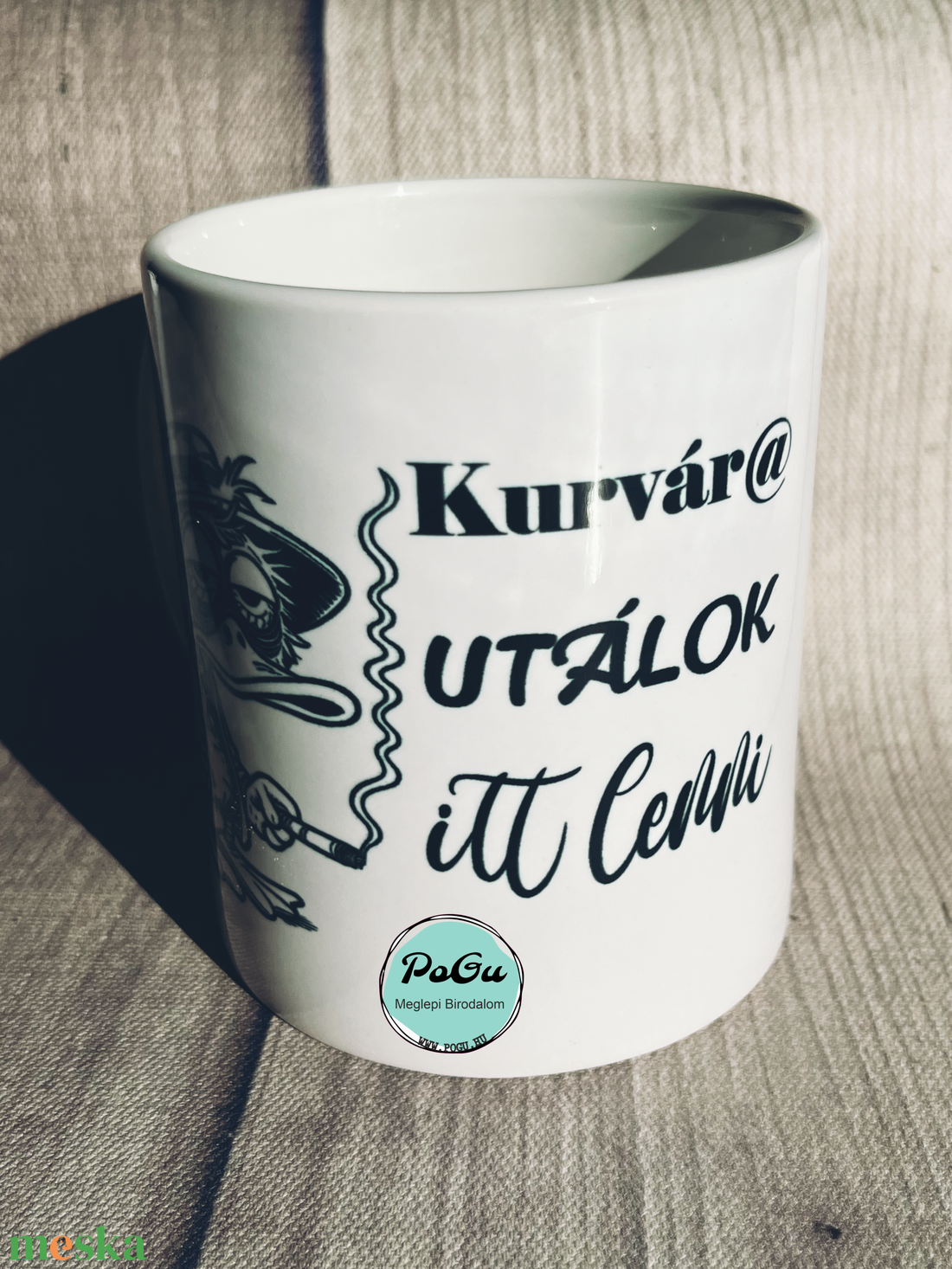 Utálok itt lenni bögre  - otthon & életmód - konyhafelszerelés, tálalás - tálalás - bögre & csésze - Meska.hu