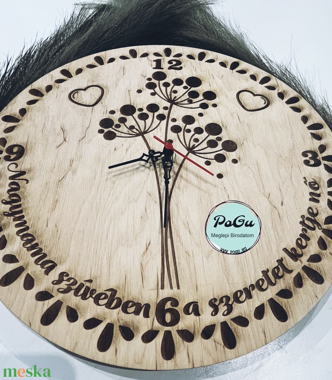 Mama fali óra  - otthon & életmód - dekoráció - fali és függő dekoráció - falióra & óra - Meska.hu