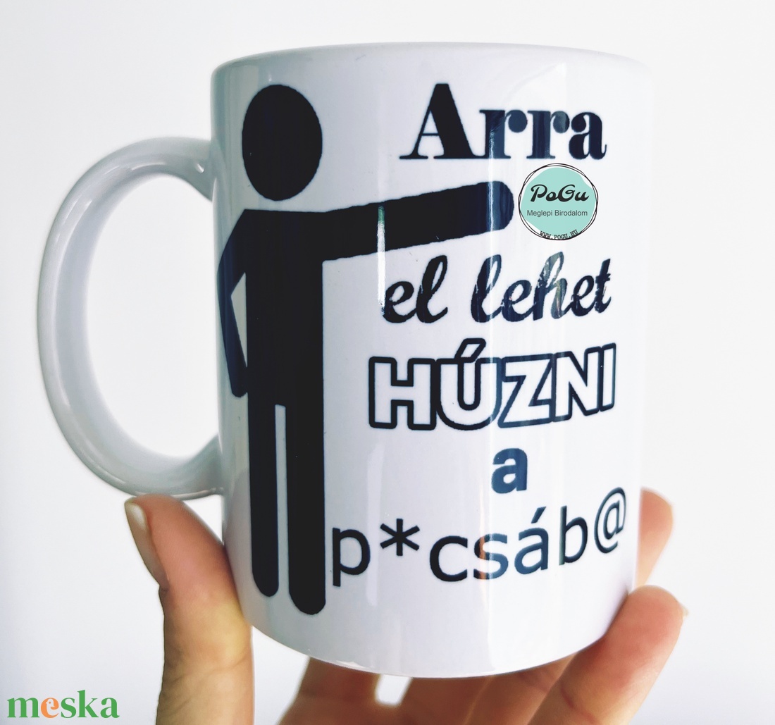 El lehet húzni bögre - otthon & életmód - konyhafelszerelés, tálalás - tálalás - bögre & csésze - Meska.hu