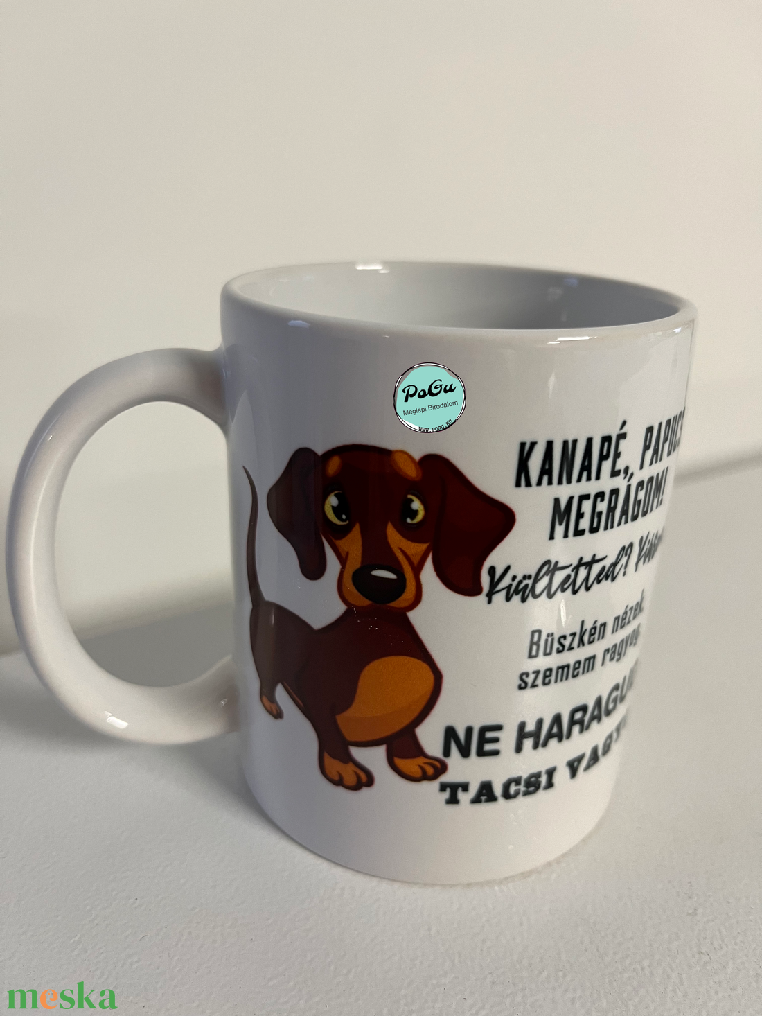 Tacskó2 bögre  - otthon & életmód - konyhafelszerelés, tálalás - tálalás - bögre & csésze - Meska.hu