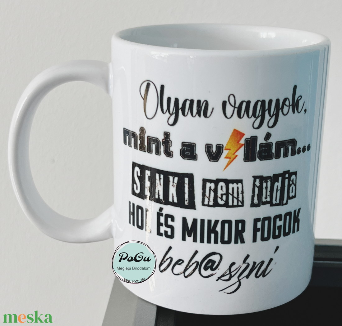 Villám bögre  - otthon & életmód - konyhafelszerelés, tálalás - tálalás - bögre & csésze - Meska.hu