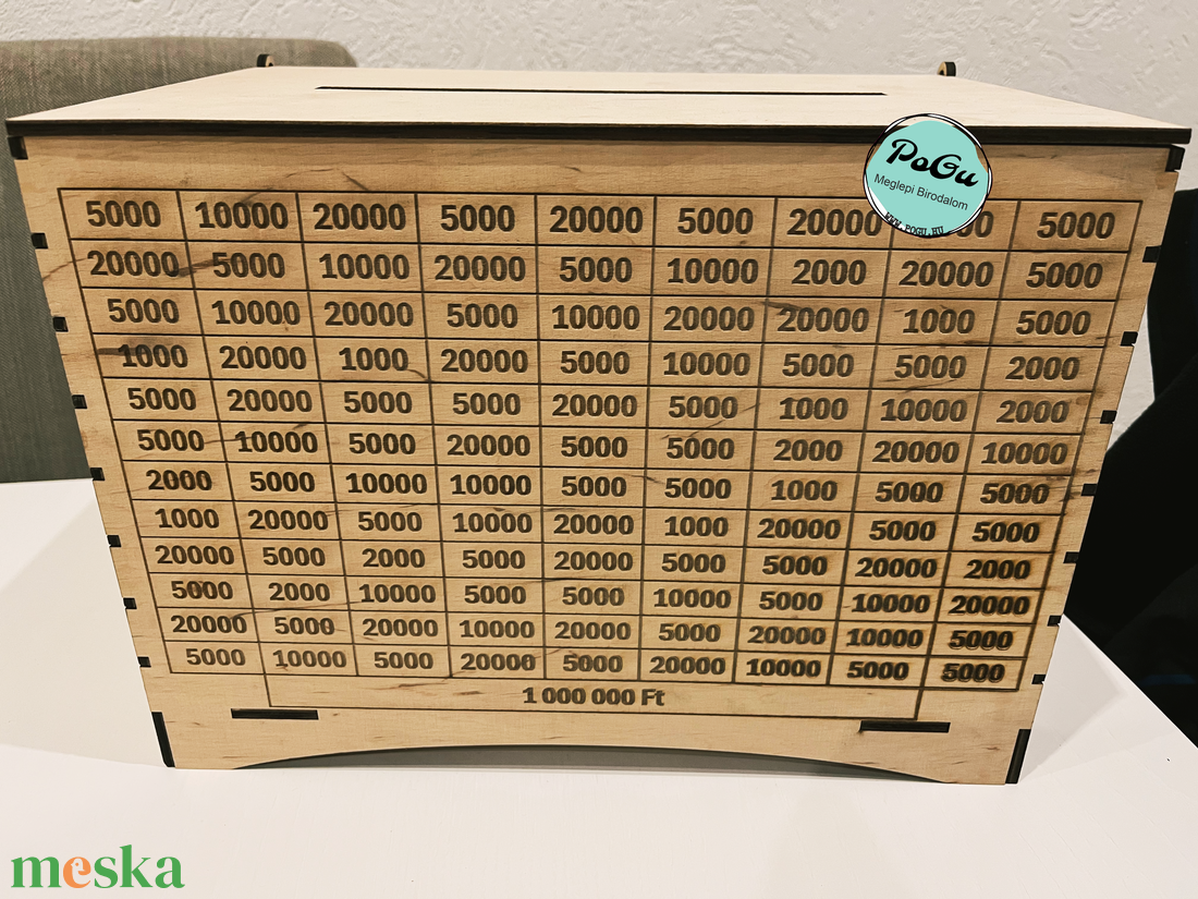 Egymilliós persely - otthon & életmód - dekoráció - asztal és polc dekoráció - persely - Meska.hu