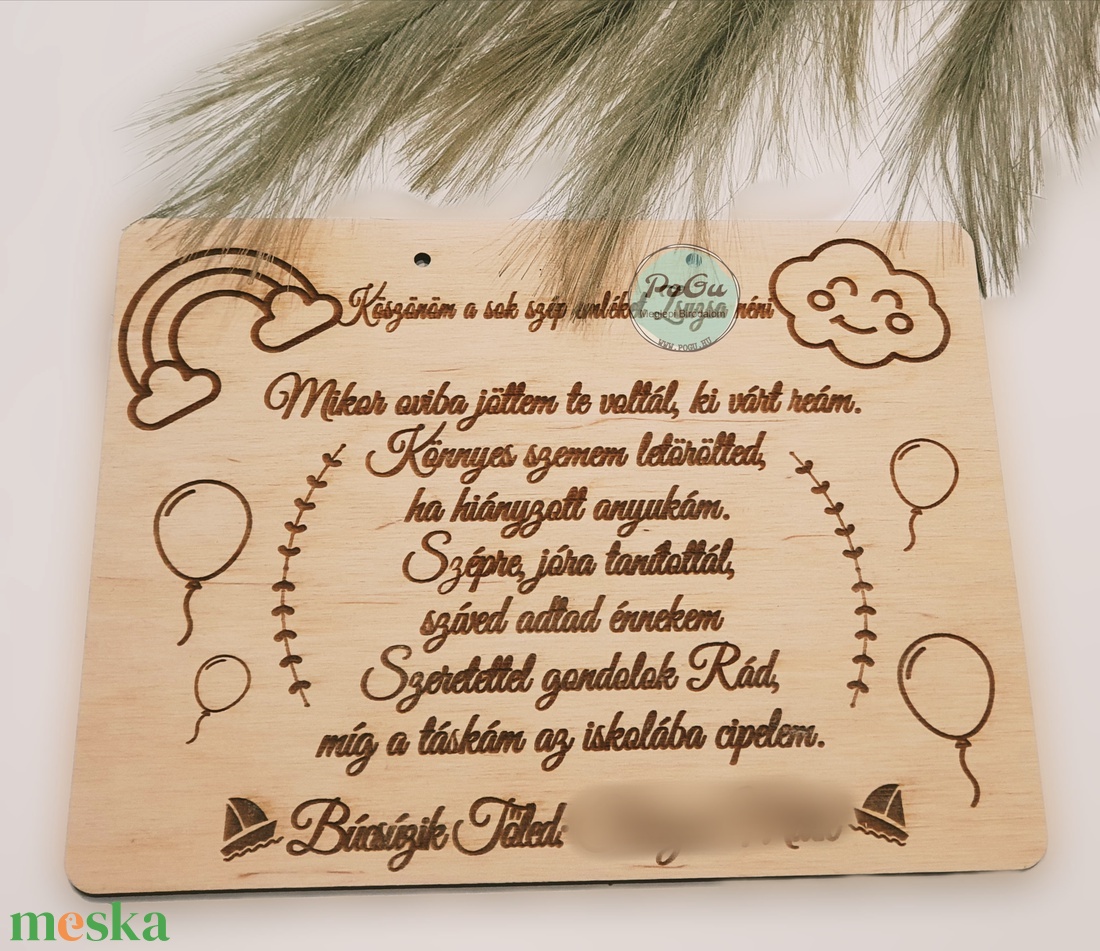 Tábla óvodás/bölcsis ballagásra - otthon & életmód - dekoráció - fali és függő dekoráció - falra akasztható dekor - Meska.hu