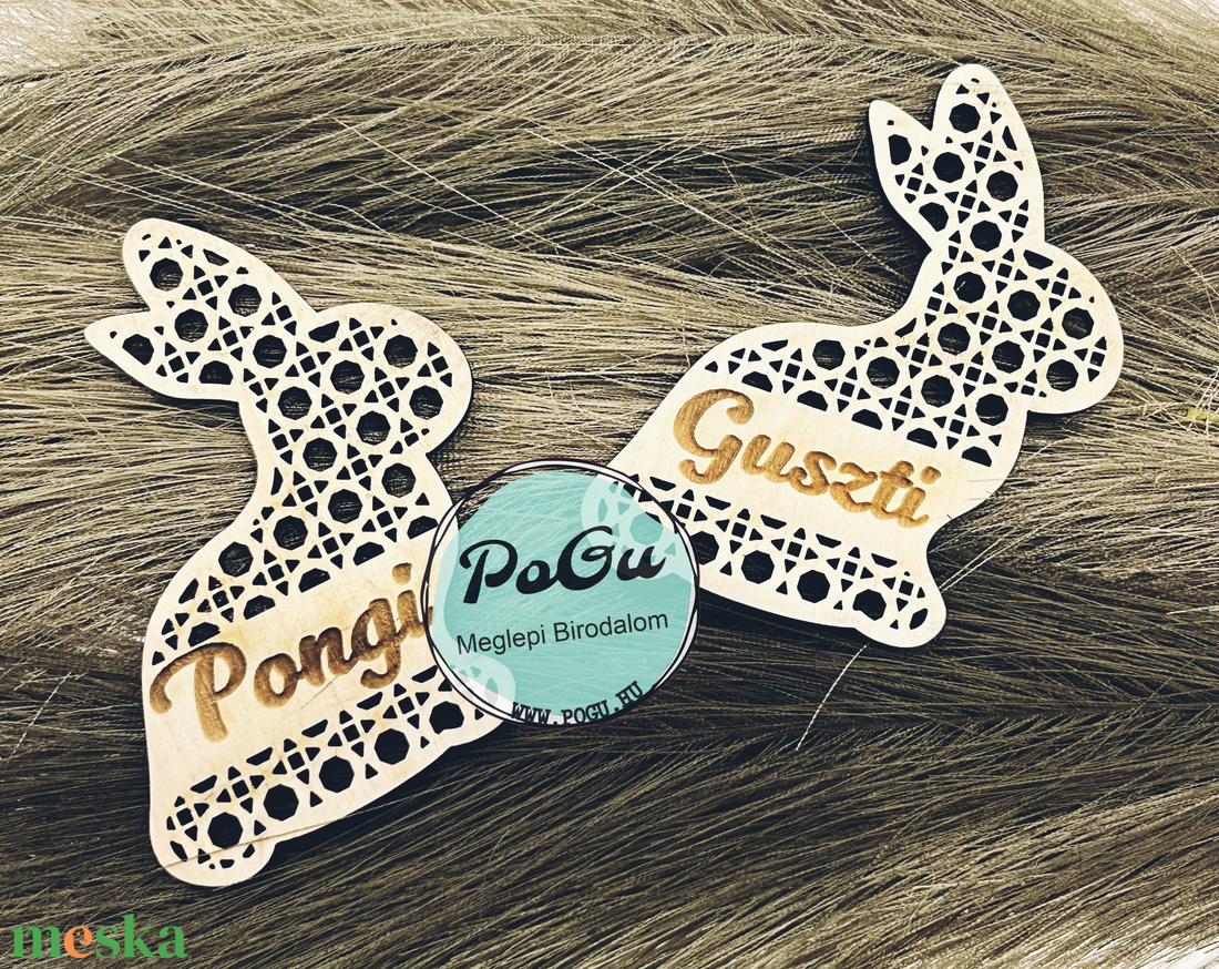 Tojásfa dísz nyuszi - ünnepi díszek, dekorációk - húsvéti díszek és dekorációk - húsvéti tojásfadíszek - Meska.hu