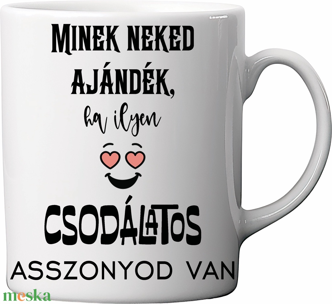Csodálatos asszony bögre  - otthon & életmód - konyhafelszerelés, tálalás - tálalás - bögre & csésze - Meska.hu