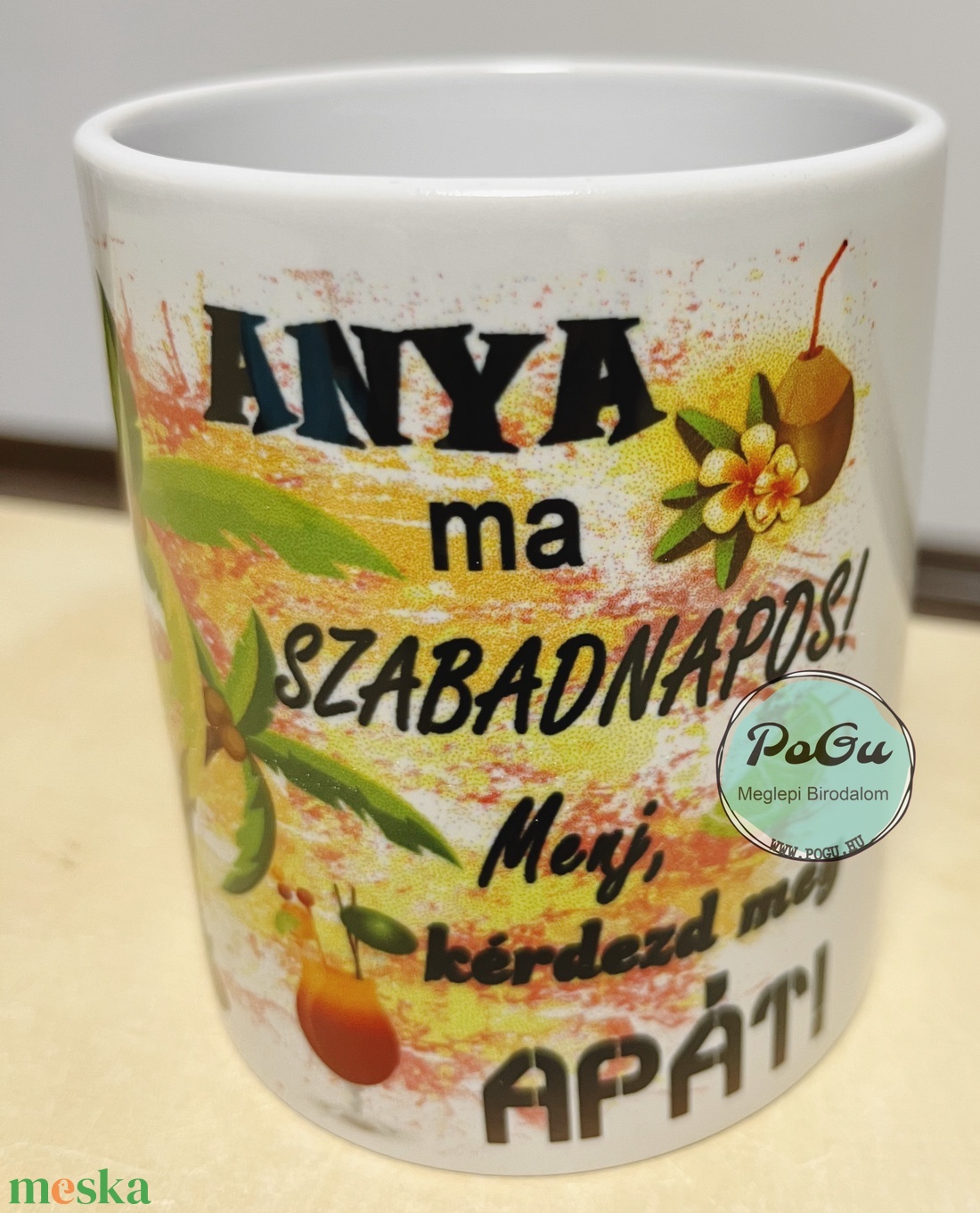 Anya szabadság bögre - otthon & életmód - konyhafelszerelés, tálalás - tálalás - bögre & csésze - Meska.hu