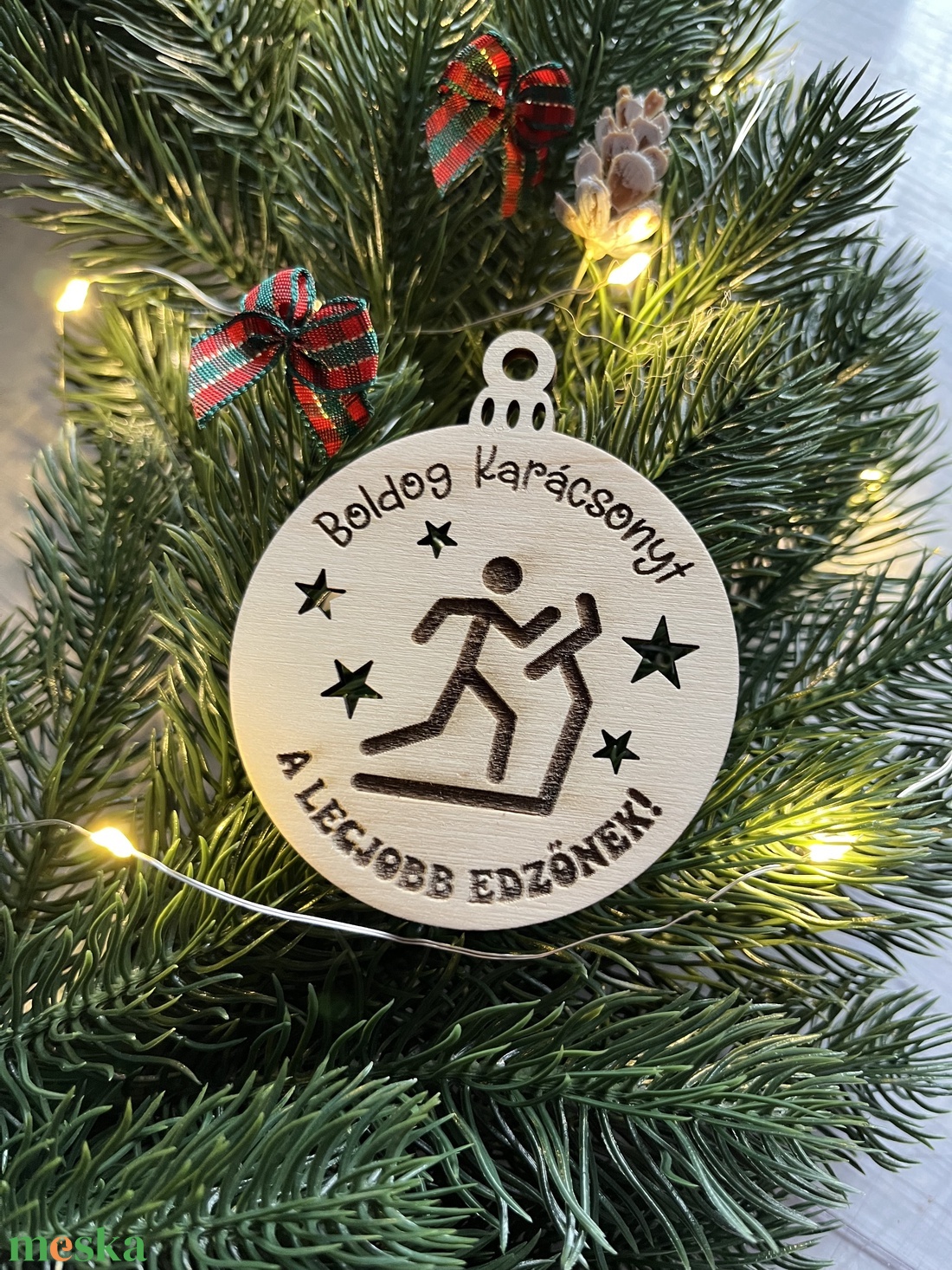 Karácsonyfa dísz walkenergie edzőnek - karácsony - karácsonyi lakásdekoráció - karácsonyfadíszek - Meska.hu