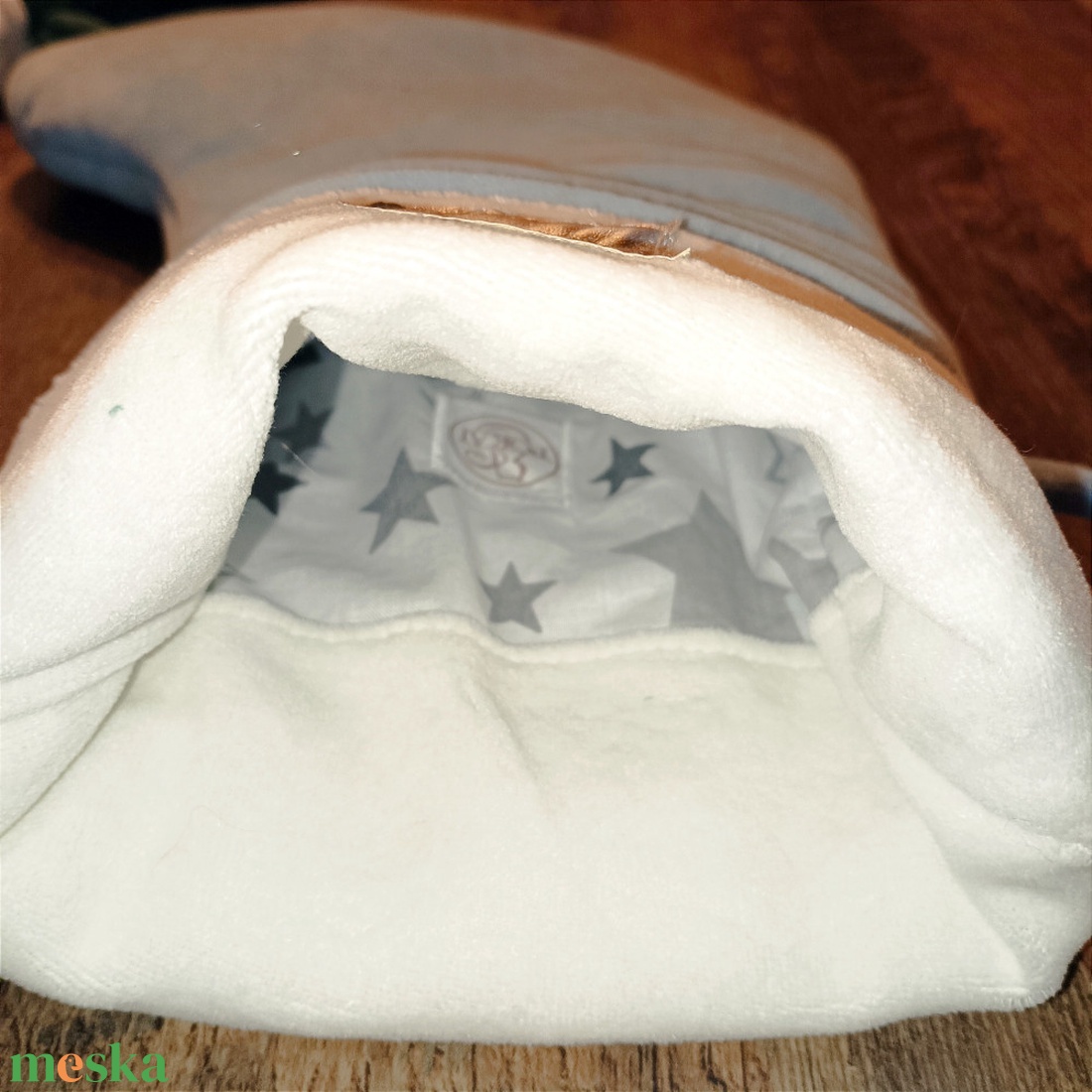 Ünnepi kék Karácsonyi zokni -  - Meska.hu