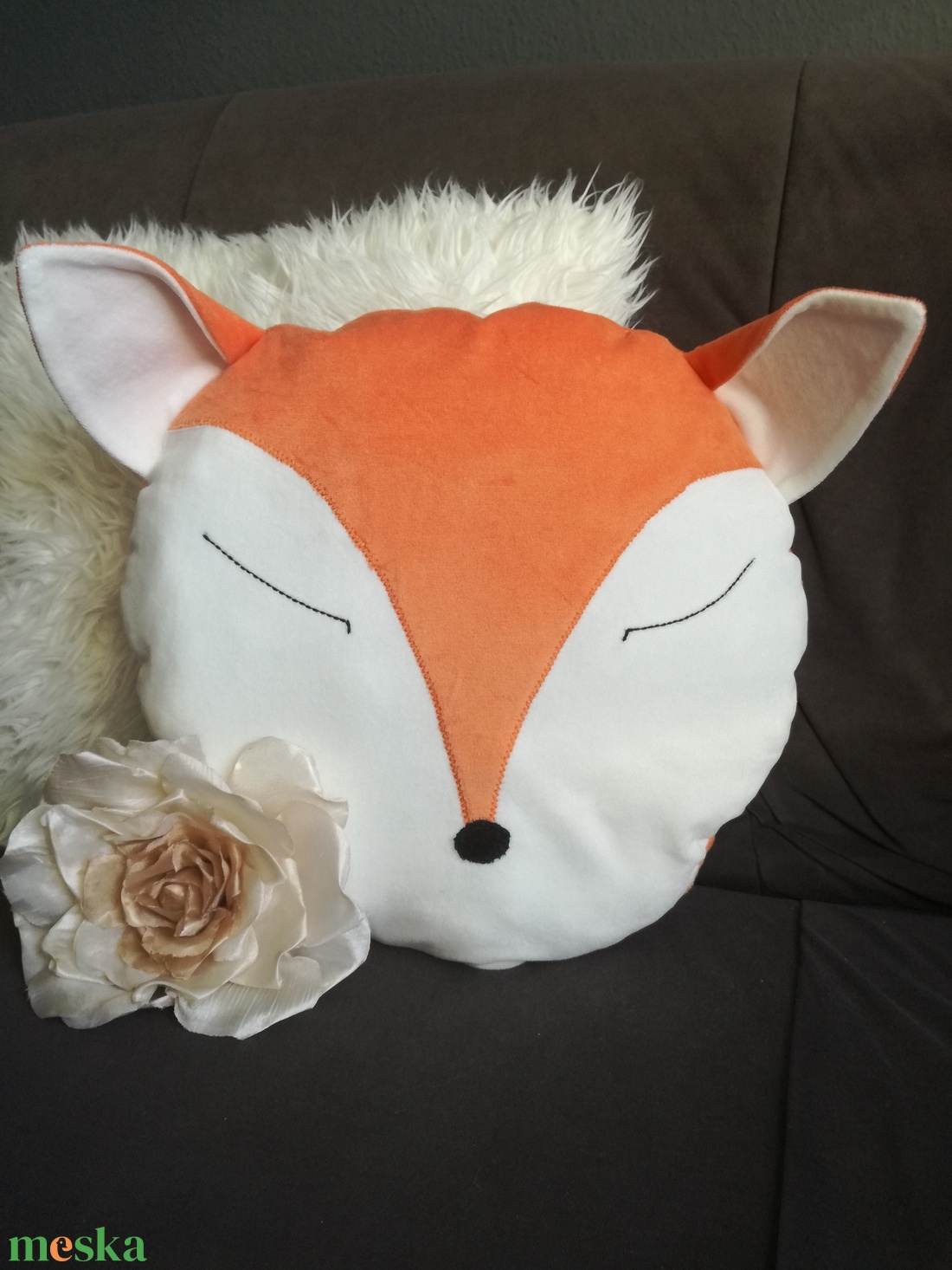 Állatos kerekpárna - baba - mama - babaszoba dekoráció - gyerek díszpárna - Meska.hu