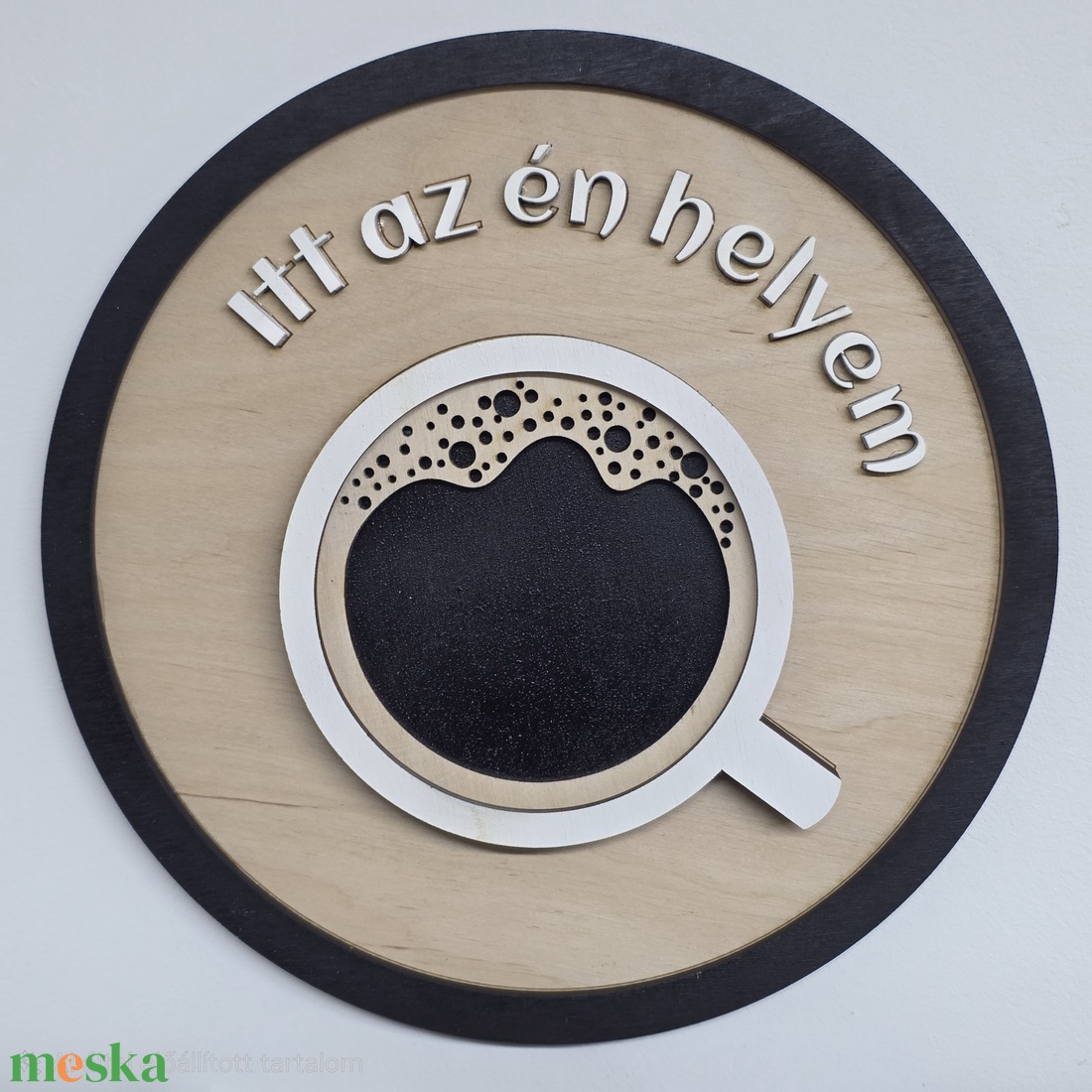 Hangulatos kávézó fali dekor kép - otthon & életmód - dekoráció - fali és függő dekoráció - falra akasztható dekor - Meska.hu