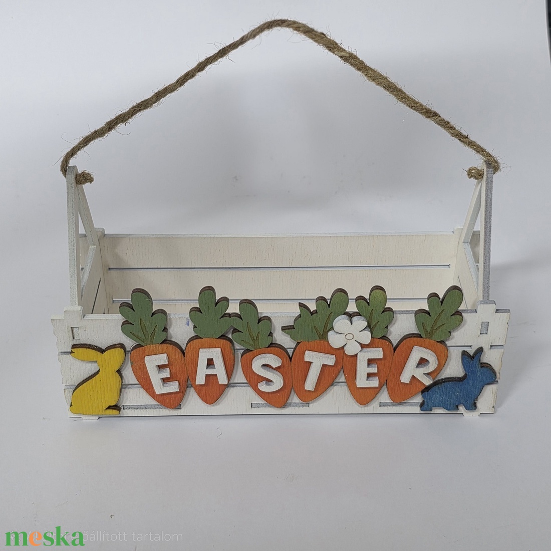Húsvéti nyuszis doboz - otthon & életmód - dekoráció - asztal és polc dekoráció - díszdoboz - Meska.hu