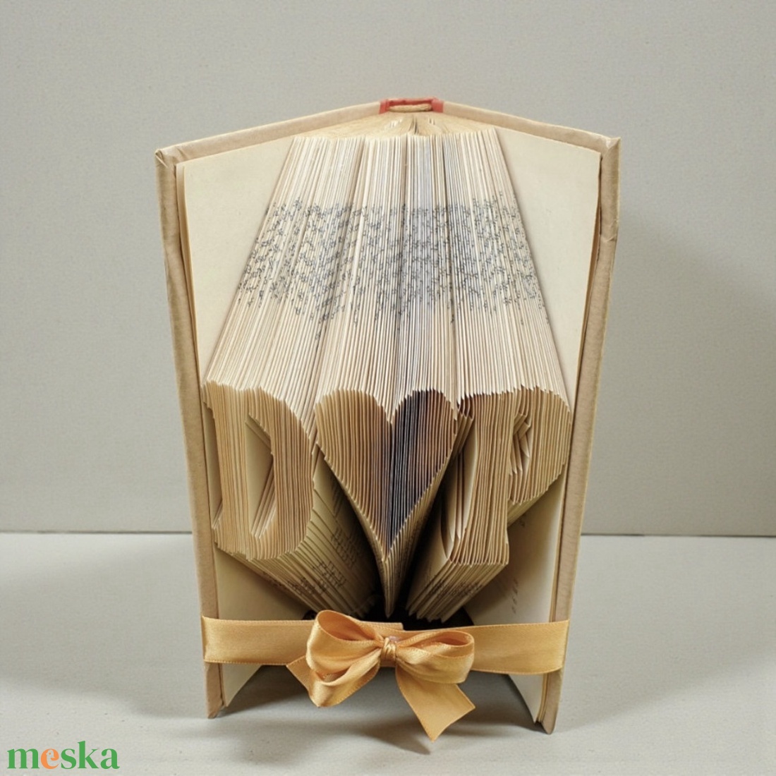 Egysoros könyvszobrok  - otthon & életmód - dekoráció - asztal és polc dekoráció - könyvszobor - Meska.hu