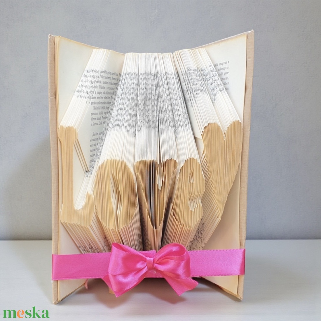 Egysoros könyvszobrok  - otthon & életmód - dekoráció - asztal és polc dekoráció - könyvszobor - Meska.hu