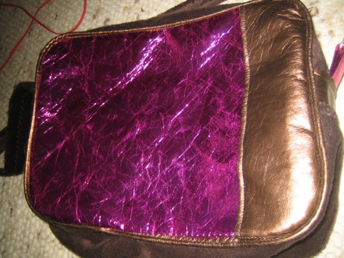 Bronz-pink oldaltáska -  - Meska.hu