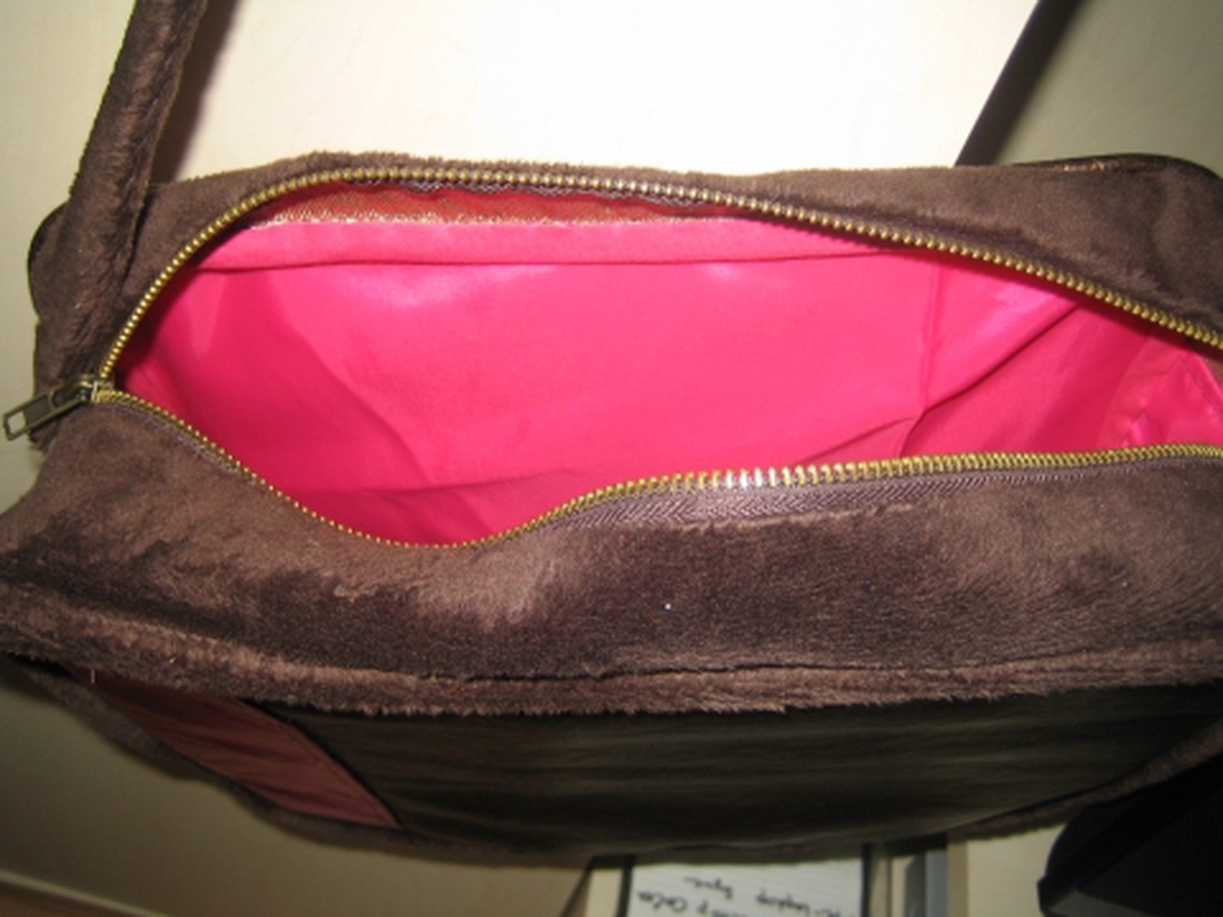 Bronz-pink oldaltáska -  - Meska.hu