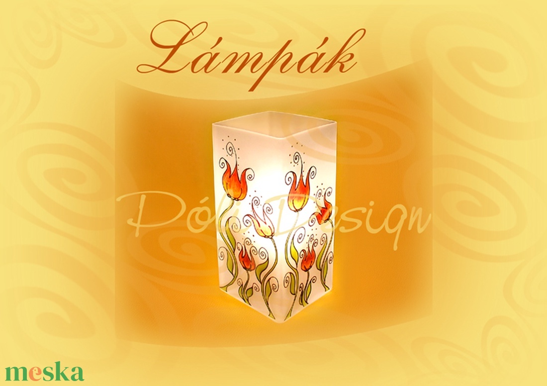 Asztali lámpa - Tulipános - festett üveg elektromos asztali lámpa - otthon & életmód - lámpa - asztali lámpa - Meska.hu Asztali lámpa - Tulipános - festett üveg elektromos asztali lámpa - otthon & életmód - lámpa - asztali lámpa - Meska.hu