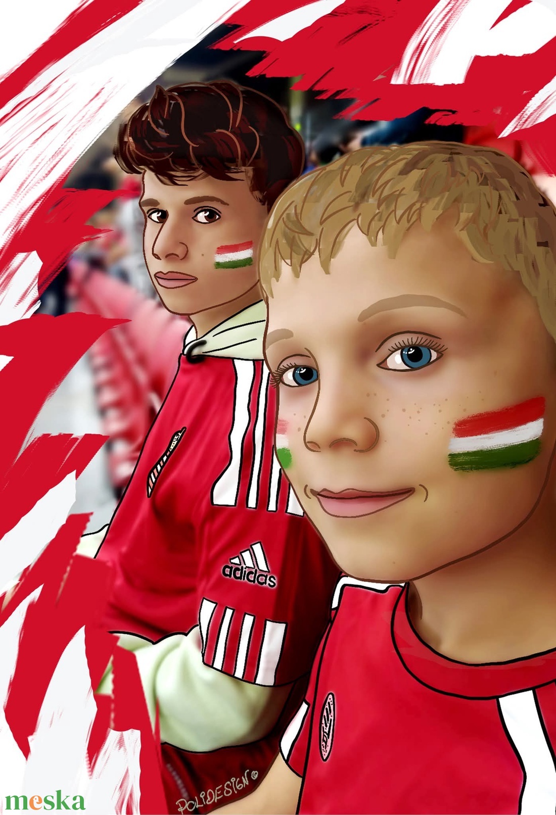 Portré digitálisan rajzolva, rendelhető - művészet - portré & karikatúra - portré - Meska.hu