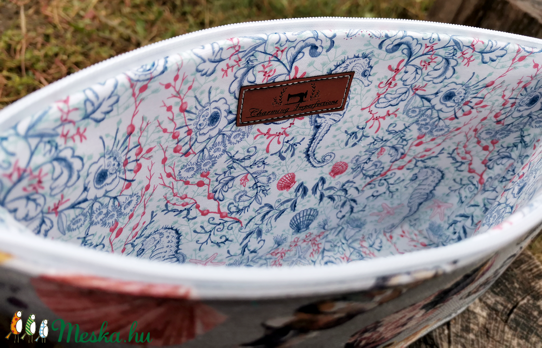 Szütyő/ Sminkes táska/ Neszeszer � Tengeri kagylókkal  - táska & tok - neszesszer - Meska.hu