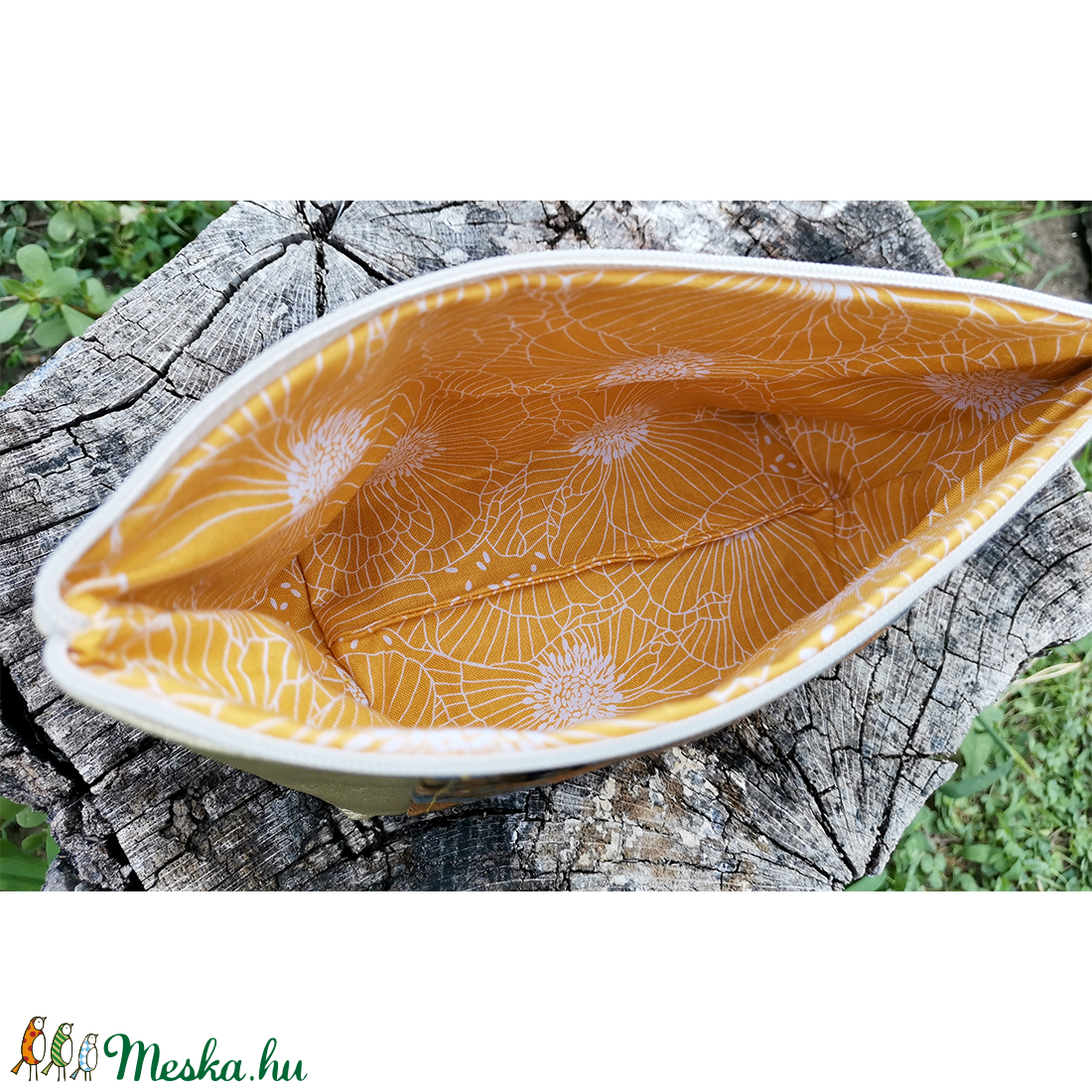 Sminkes táska / neszeszer / utazótáska (inspirálta Gustav Klimt) - táska & tok - neszesszer - Meska.hu