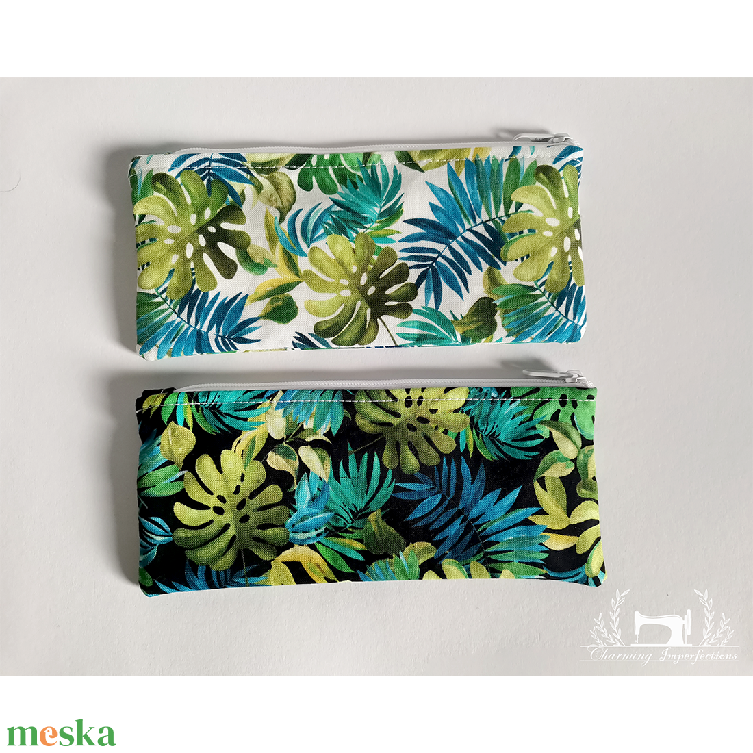 Monstera levelek mini neszeszer szett - táska & tok - neszesszer - Meska.hu Monstera levelek mini neszeszer szett - táska & tok - neszesszer - Meska.hu